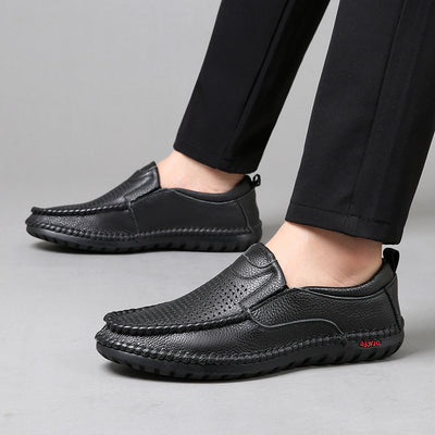 Zapatos Casuales de Cuero para Hombre - Estilo Moderno y Versátil - Image 10