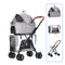 Carrito Transportador de Mascotas Doble Capa Ultraligero