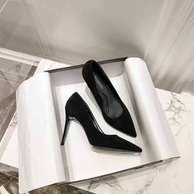 Tacones Altos Stiletto Negros Multiusos para Mujer - Image 8
