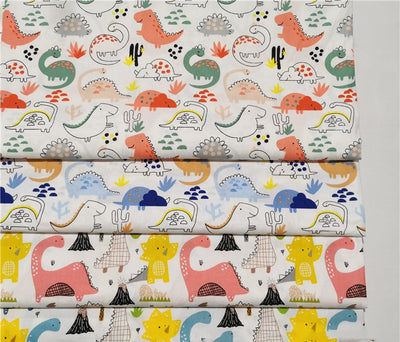 Tela de Algodón Puro para Sábanas con Estampado de Dinosaurios - Image 9
