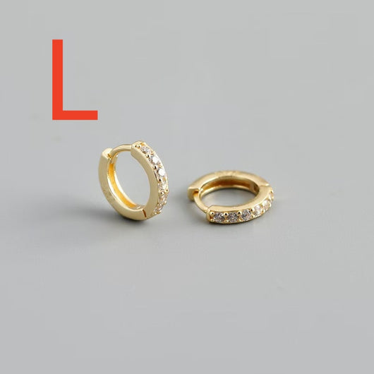 Aretes de Aro Circonita Lujo Ligero para Mujer - Image 12