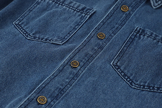 Chaqueta Denim Retro Suelta para Mujer - Diseño Moderno de Manga Larga - Image 16