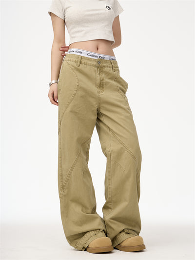 Jeans Rectos Desgastados con Estilo Deconstruido - Image 13