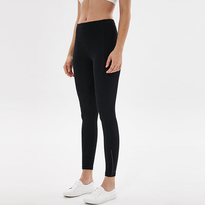 Pantalón Skinny Cintura Alta con Bolsillos Laterales y Lunares