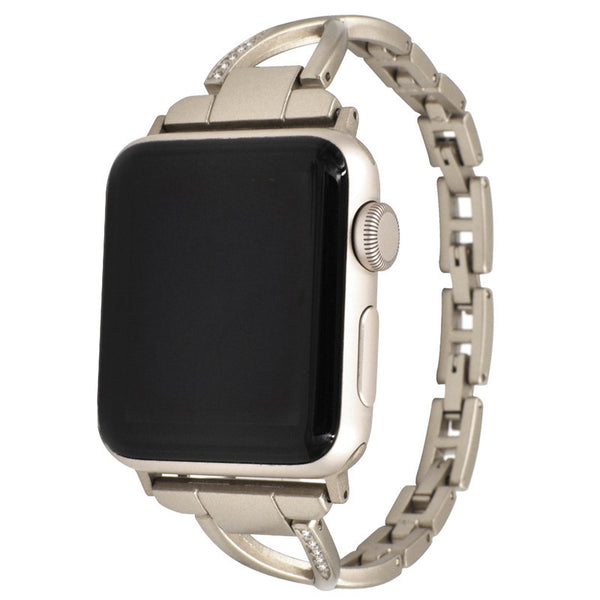 Reloj Elegante Generation X con Correa de Acero Inoxidable y Cadena de Diamantes