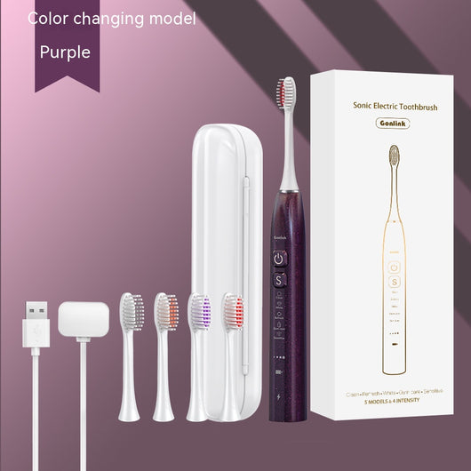 Cepillo de Dientes Eléctrico Ultrasónico Inalámbrico Portátil con Vibración - Image 3
