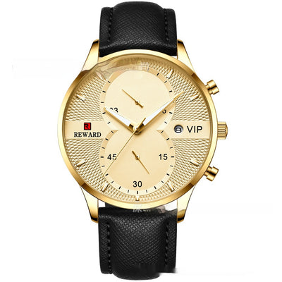 Reloj de Hombre Sumergible con Calendario y Movimiento de Cuarzo - Image 9