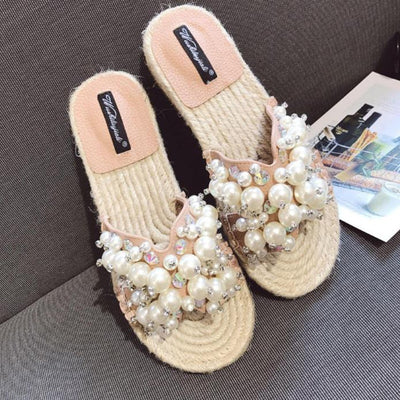 Zapatos planos abiertos con strass - Image 10