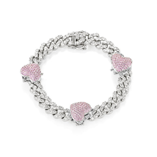 Pulsera Tobillera Corazón Circonia Chapada - Accesorio Versátil para Mujer