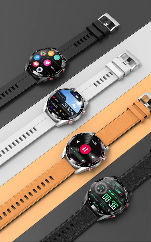 Reloj Inteligente ECG con Llamadas Bluetooth y Correa de Acero Inoxidable - Image 26