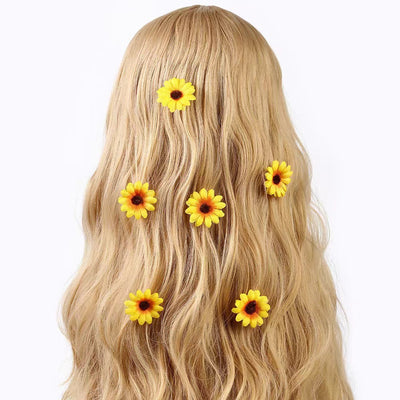 Clip para Cabello Girasol Simulado Premium - Image 4