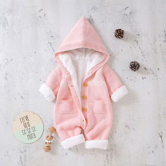 Mameluco Tejido para Bebés con Abrigo Cálido - Image 16