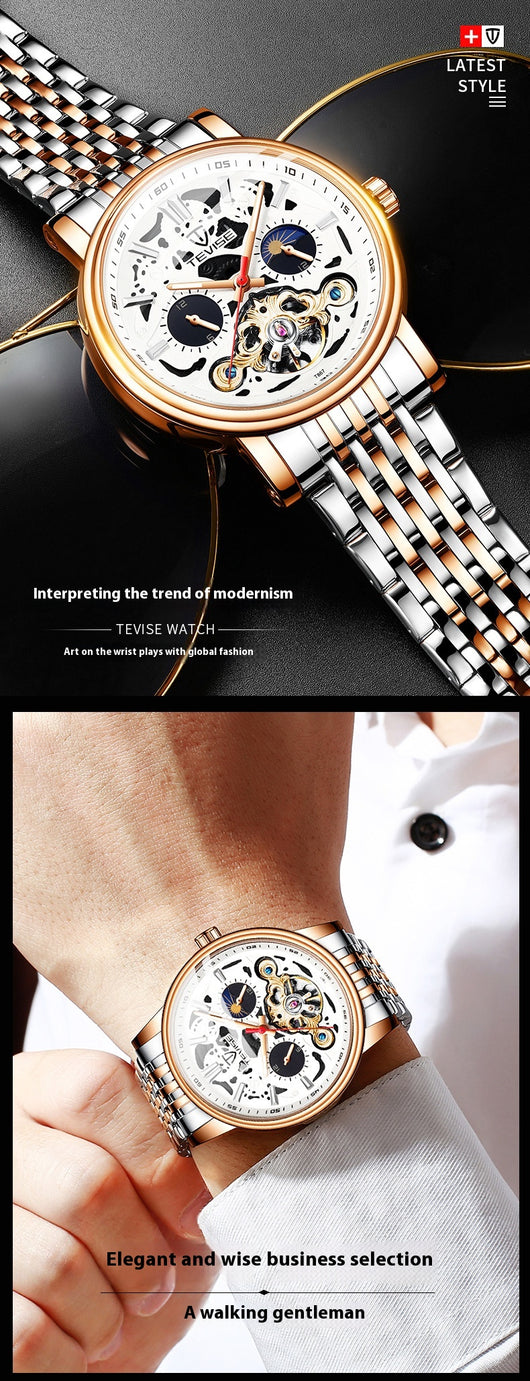 Reloj Mecánico Tourbillon de Moda con Luminiscencia y Resistencia al Agua - Image 18