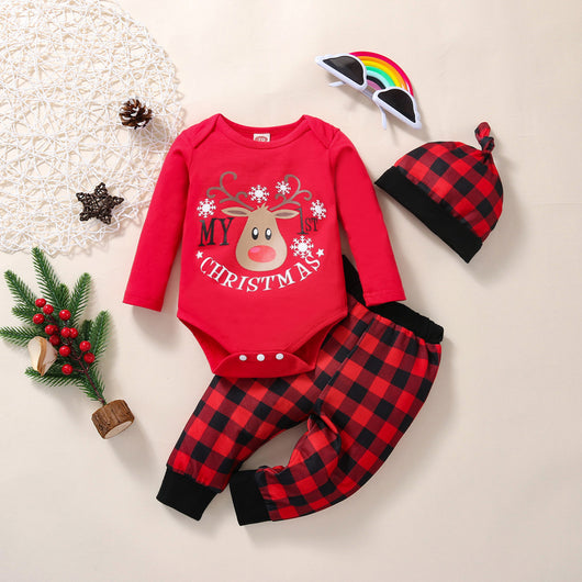 Conjunto Infantil Estampado Casual sin Capucha - Image 8
