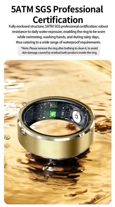 Anillo Inteligente Deportivo con Monitor de Frecuencia Cardíaca y Oxígeno - Image 9