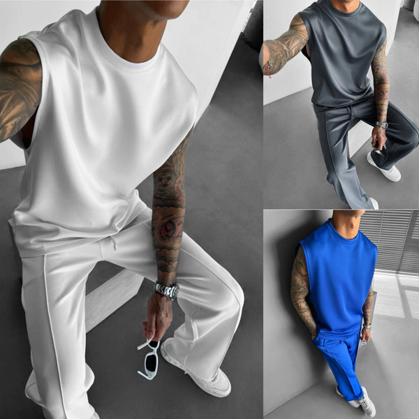 Traje de Verano para Hombre: Chaleco y Pantalón
