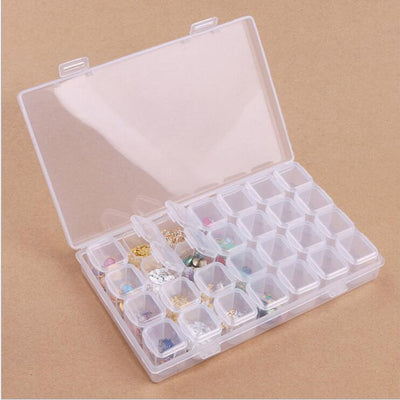 Organizador de Almacenamiento con 28 Compartimentos para Abalorios, Strass y Accesorios de Manicura - Image 3