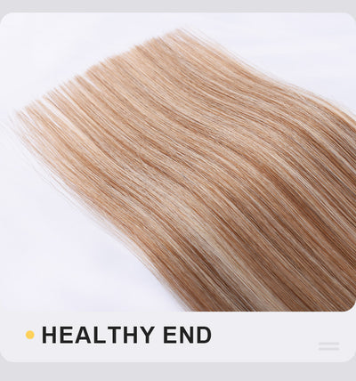 Extensión de Cabello Tejido a Mano Segunda Generación - Cabello Natural Blanco - Image 23