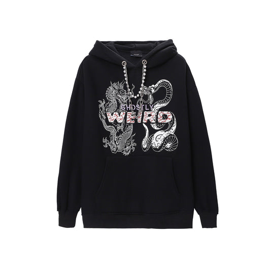 Sudadera Hip Hop Dragon con Collar Integrado - Image 5