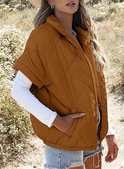 Chaqueta Cálida con Diseño de Diamantes y Bolsillos con Cierre - Image 49