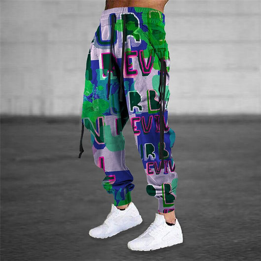 Pantalones Harem Deportivos con Cintura Elástica y Estampado Animal 3D - Image 12