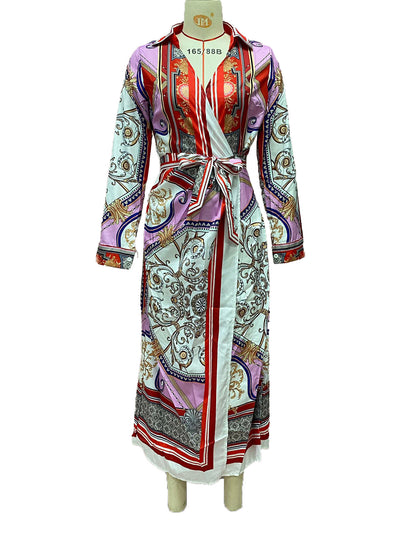 Camisa Larga Estilo Étnico Africano con Estampados Tradicionales - Image 12