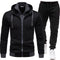 Conjunto Deportivo Patchwork: Chaqueta y Pantalón de Largo Casual