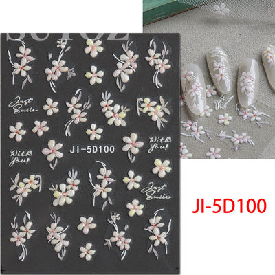 Adhesivos de Uñas 5D con Relieve Estéreo - Ornamentos Decorativos - Image 33