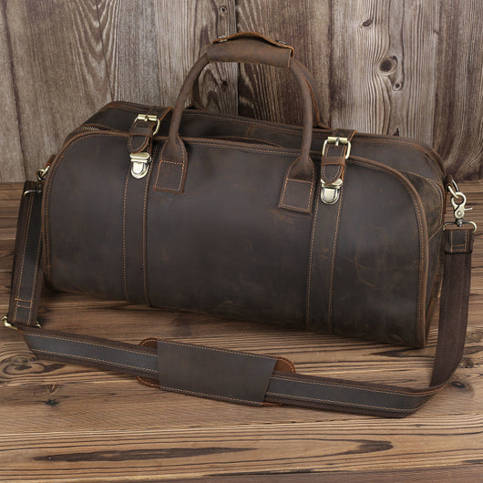 Bolso Bandolera de Cuero Genuino - Casual para Viajes - Image 18
