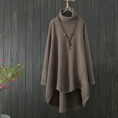 Suéter Cuello Alto Mujer Invierno - Corte Suelto Moderno - Image 5