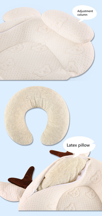 Almohada Ergonómica de Látex con Soporte Cervical y Funda de Algodón - Image 9
