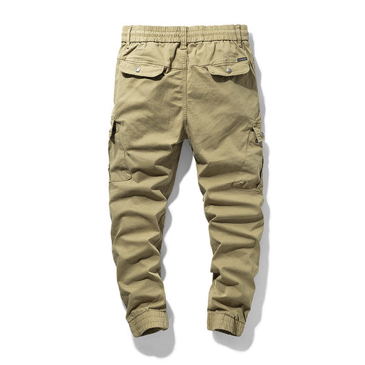 Pantalones Casuales Retro Japoneses con Cintura Elástica para Primavera y Otoño - Image 7