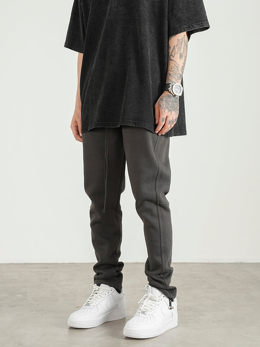 Pantalones Casuales para Hombre con Forro Polar y Ajuste Slim - Image 5