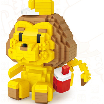 Bloques de Construcción León - Puzzle Creativo de Microbloques Plásticos