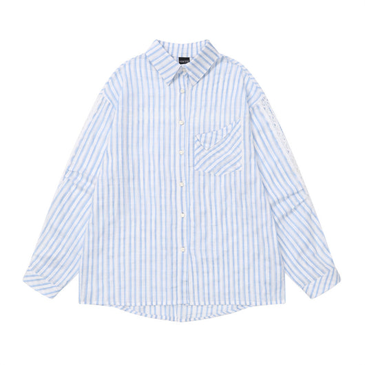 Camisa Suelta de Manga Larga Unisex