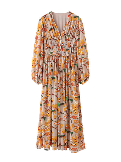 Vestido Largo Retro Elegante para Mujer - Image 12