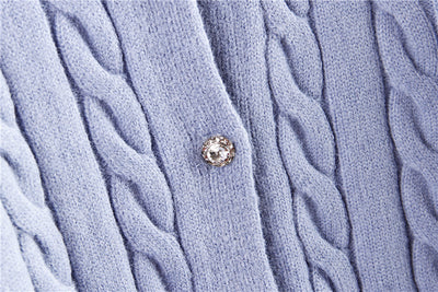 Cardigan de Lana Tejida para Mujer con Puños Ajustados - Image 17