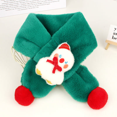 Babero Navideño Infantil con Pelaje Sintético de Conejo - Diseño Cartoon Unisex - Image 24