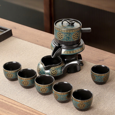 Juego de Té Semiautomático Lazy - Set Completo para el Hogar - Image 7