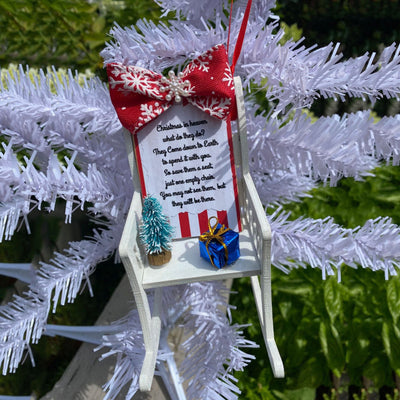 Adorno Navideño Silla del Cielo - Decoración Nostálgica - Image 2