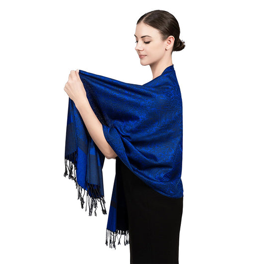 Elegante Chal Ligero de Lujo - Envolvente de Imitación Cashmere para Mujer - Image 41