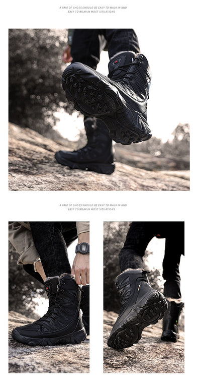 Botas de Invierno Forradas en Algodón con Forro Polar - Caña Alta Cálidas - Image 23