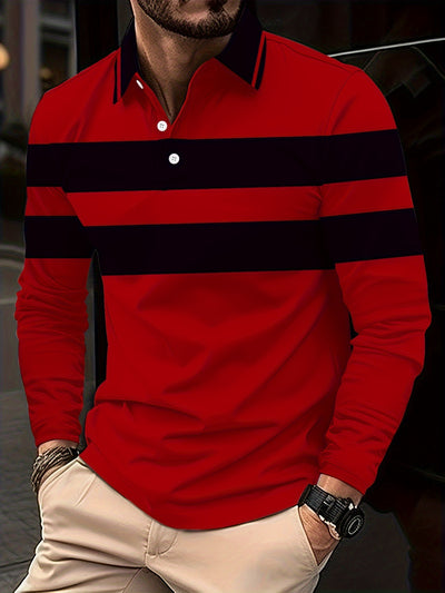 Camisa Casual Slim Fit con Estampado 3D y Cuello Solapa - Image 8