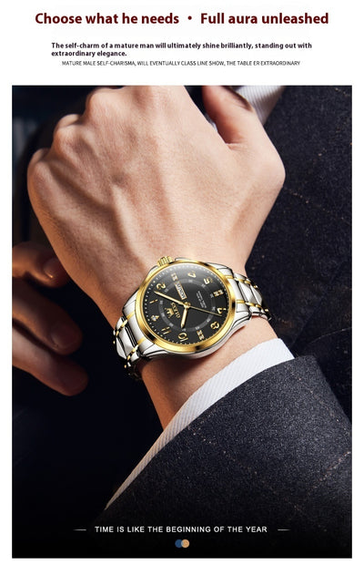 Reloj de Pareja Cuarzo Casual Resistente al Agua - Image 16