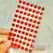 Pingo de Plástico de Ponto Vermelho