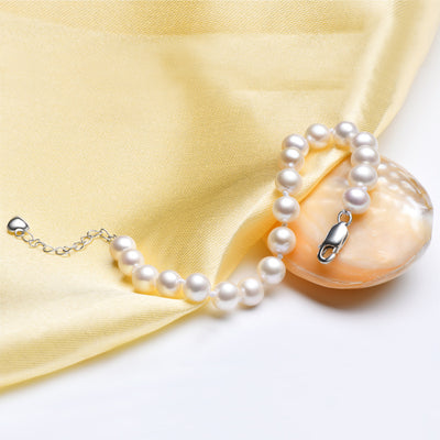 Pulsera de Plata Esterlina con Perla de Agua Dulce Natural - Image 9