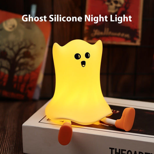 Lámpara Fantasma de Silicona Táctil - Luz Nocturna Suave y Decorativa - Image 5