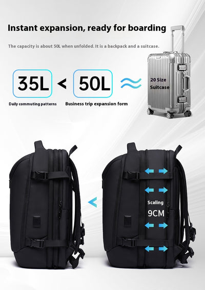 Mochila Multifuncional con Compresión al Vacío para Hombre - Image 17