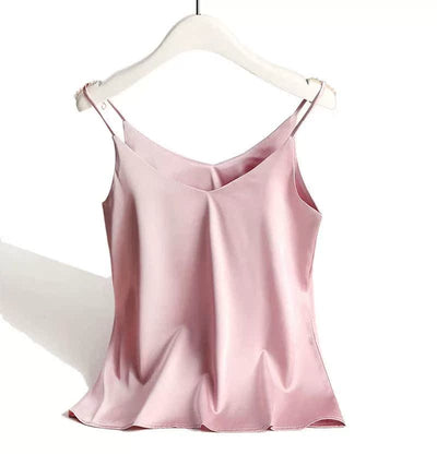 Camiseta Italiana Mujer Escote V Básica Blanca - Image 14