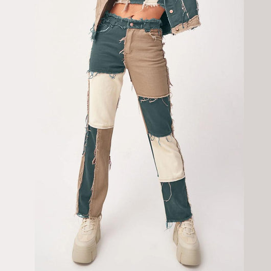 Pantalones Vaqueros Cintura Alta Efecto Reductor Estilo Casual - Image 12